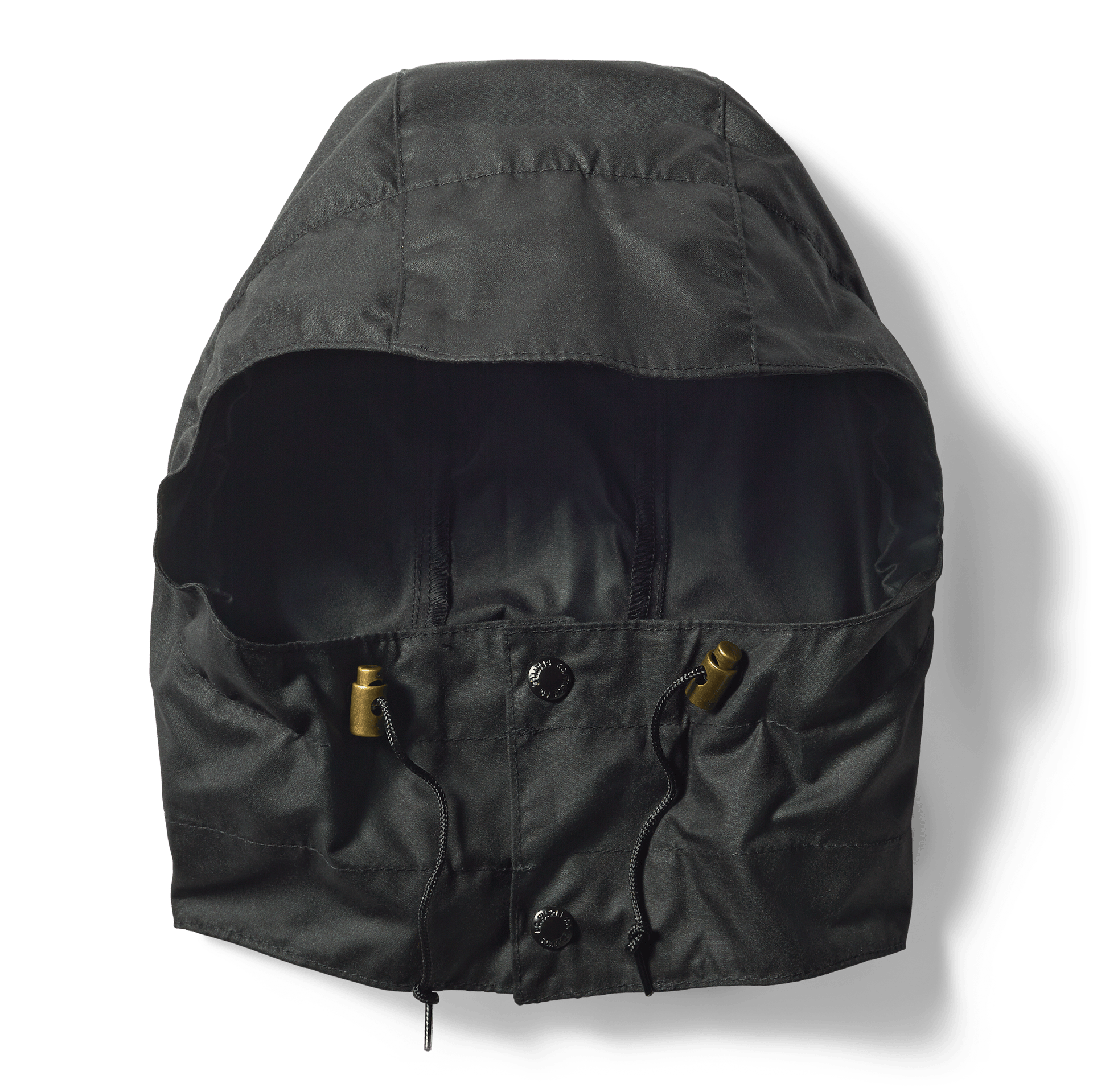 Cover Cloth Hood in Black Front View