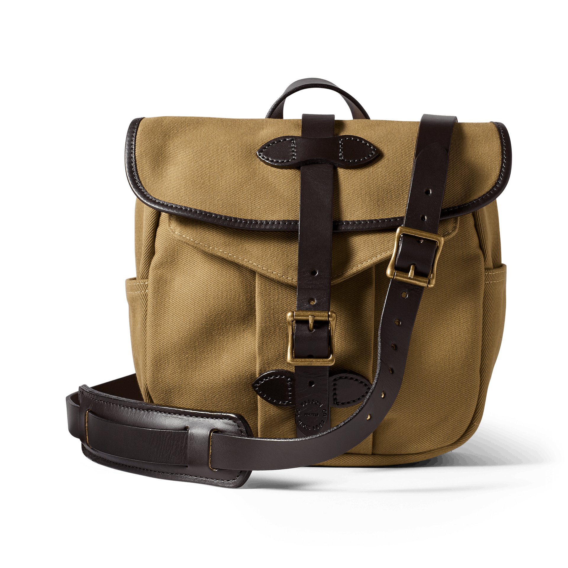 small rugged twill duffle bag