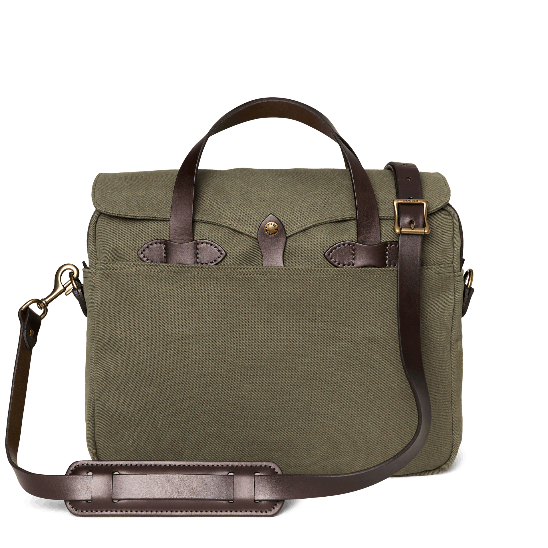 Filson rugged Twill Compact Briefcase Tan in Brown for Men Mens Bags Briefcases and laptop bags 