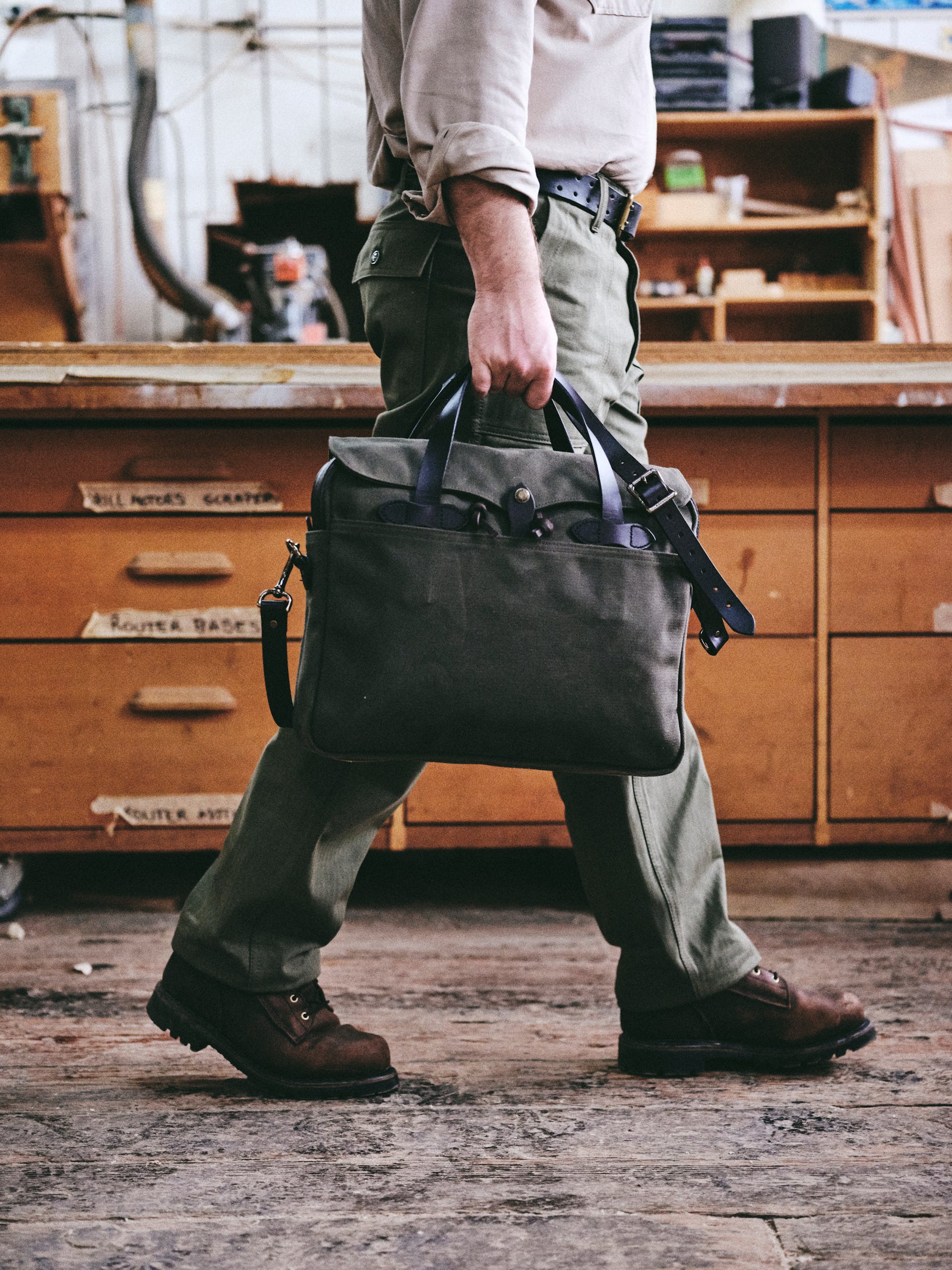 filson rugged twill original briefcase