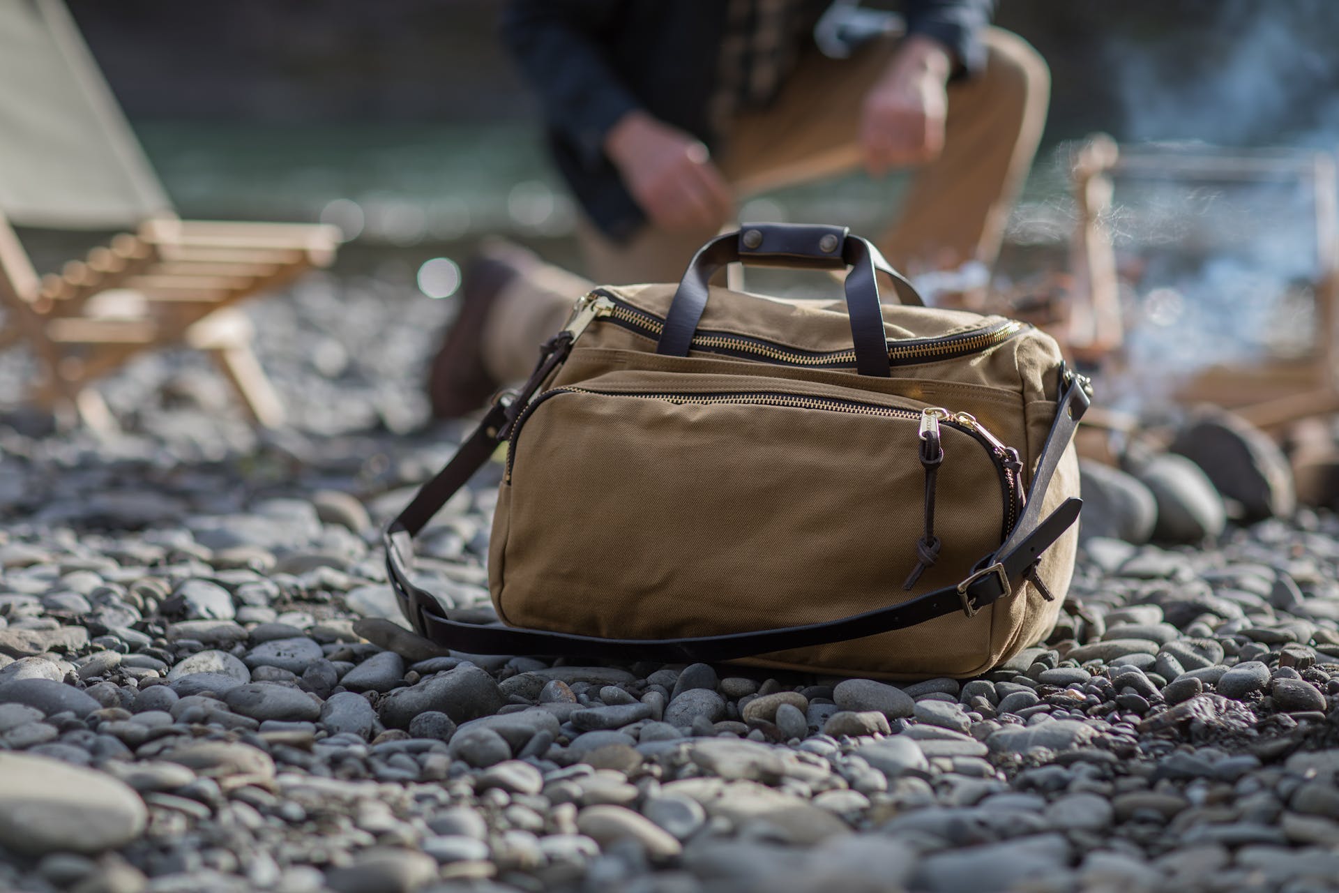 filson workshop rugged twill utility tote bolsa