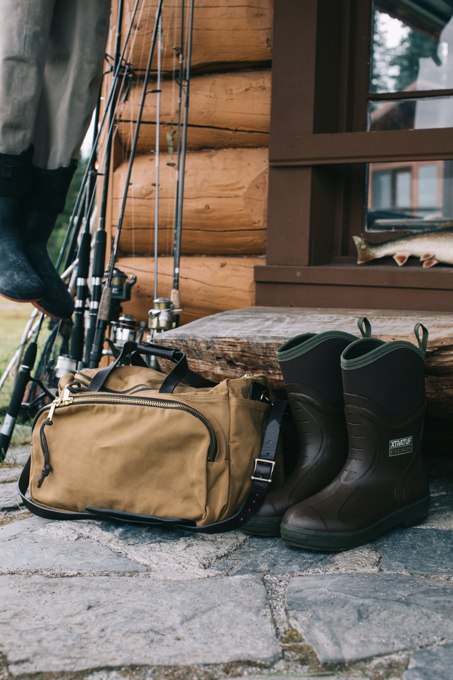 filson workshop rugged twill utility tote bolsa