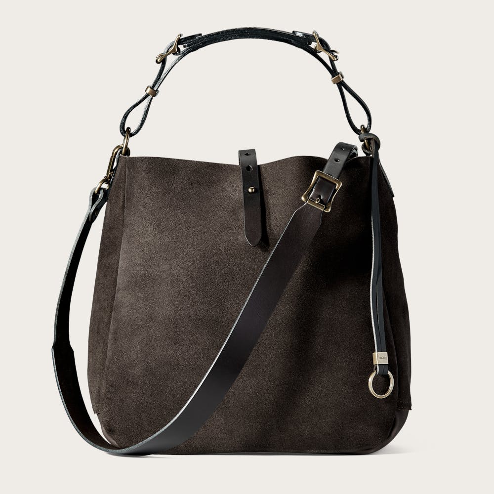 Rugged Suede Hobo