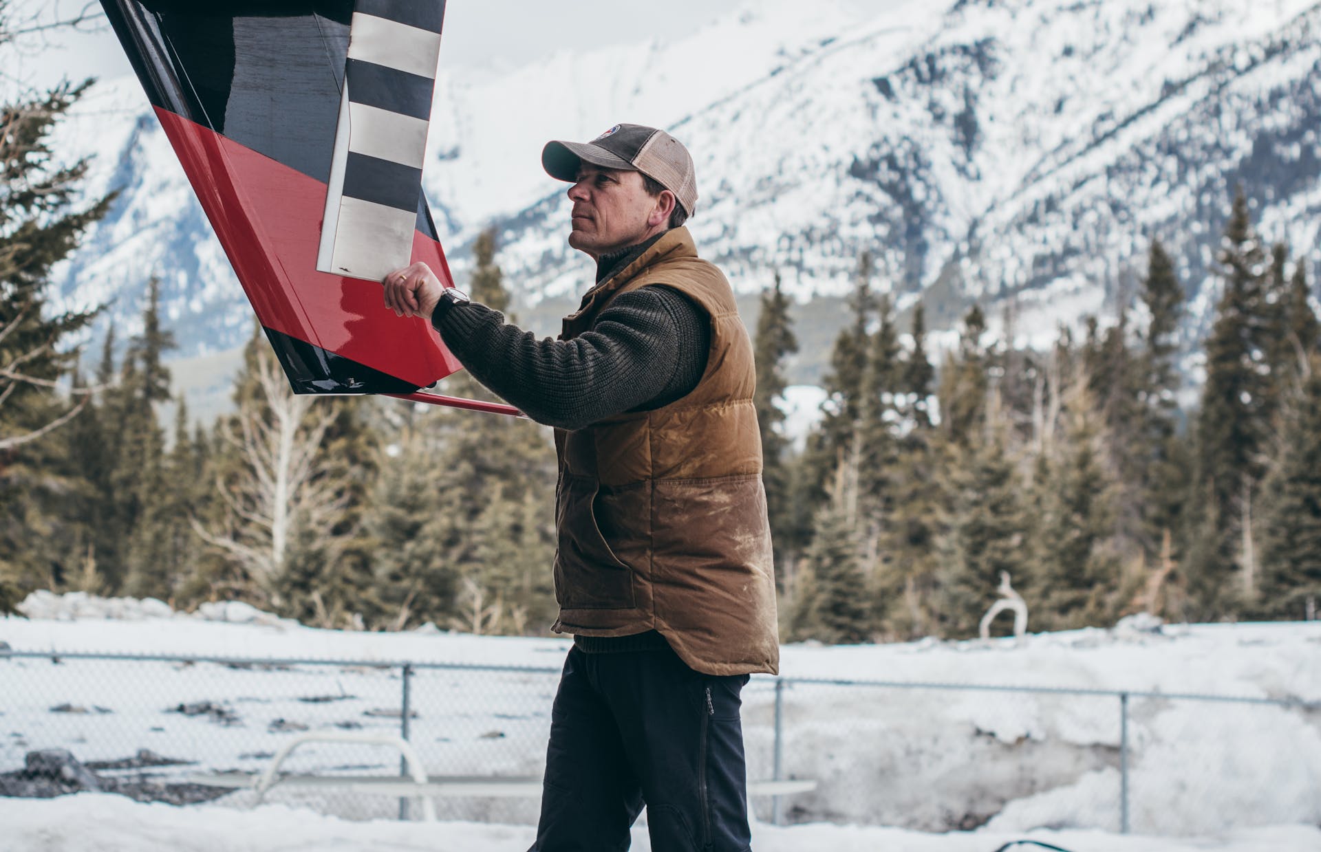 filson camo down cruiser vest