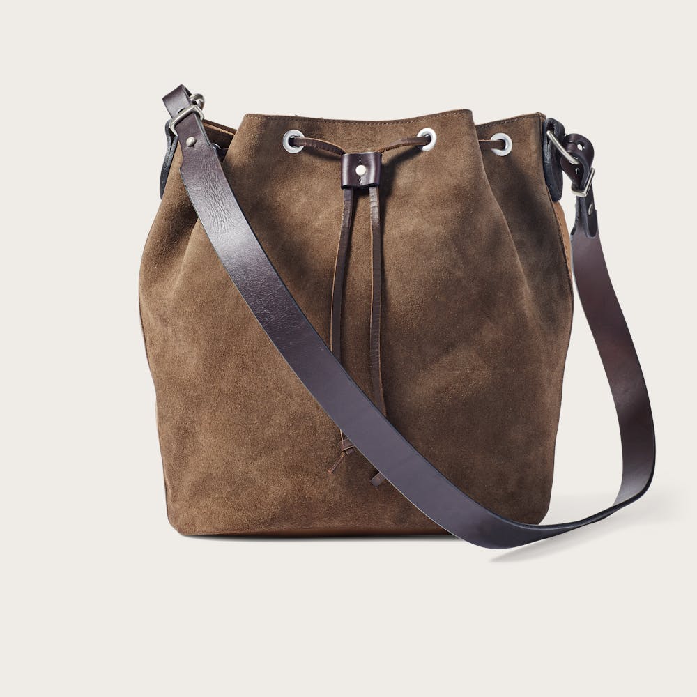 Rugged Suede Cross Body Bucket Bag Filson Rugged Suede Cross Body Bucket Bag Main