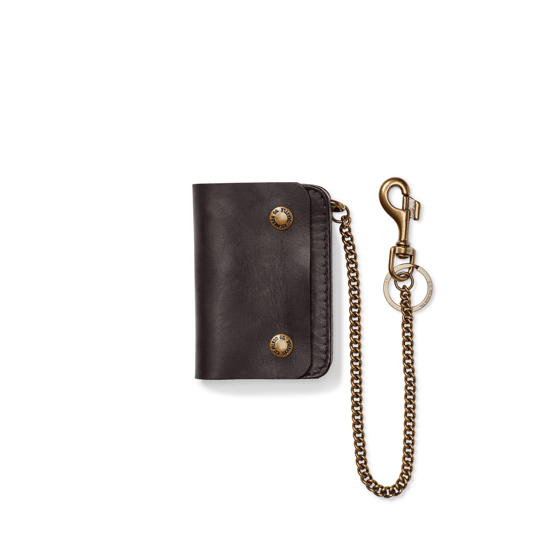 Small Workshop Weatherproof Leather Chain Wallet