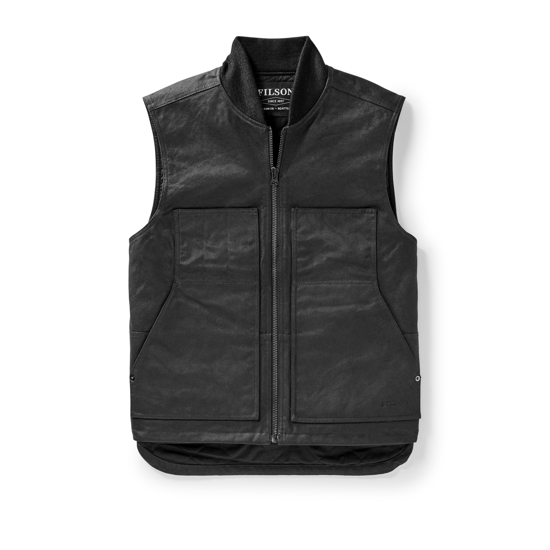 filson dry wax work vest