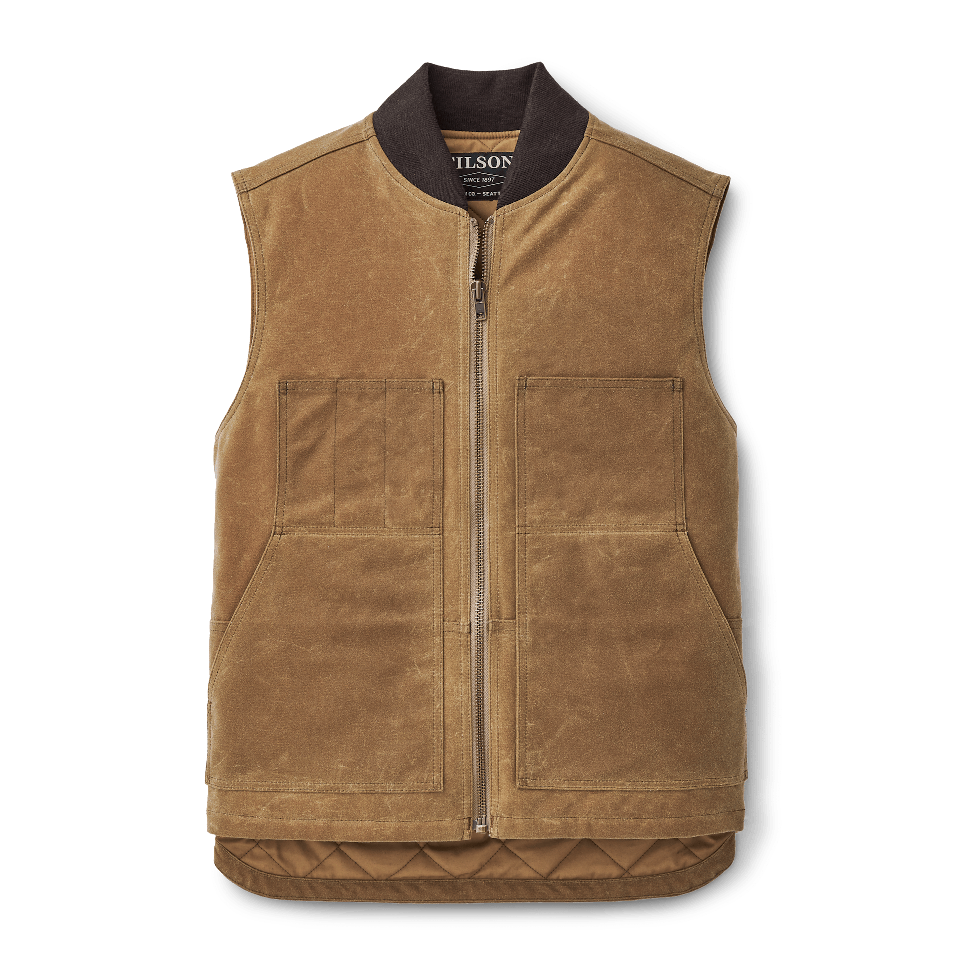 17oz. Waxed Canvas Work Vest Filson