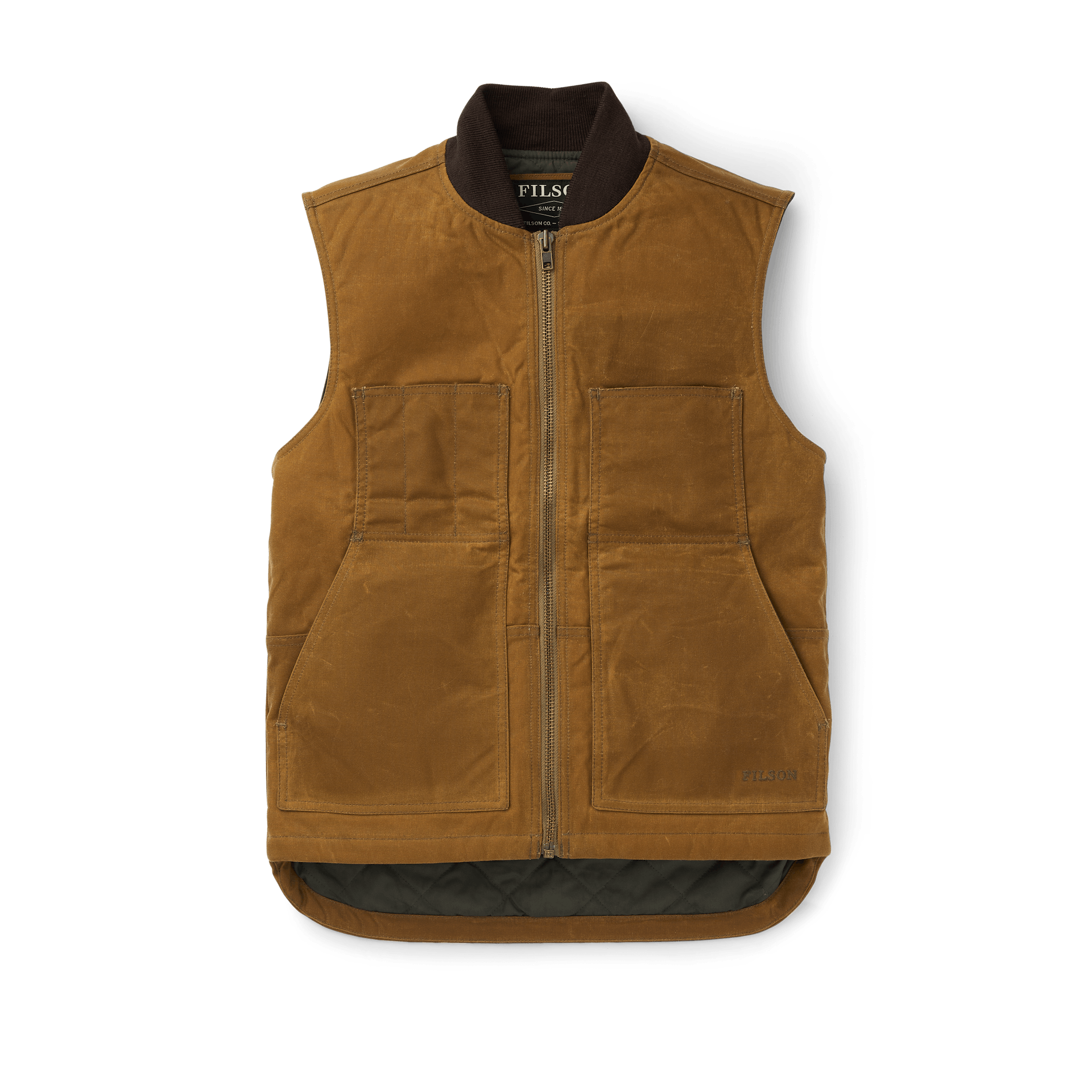 filson wax oil work vest