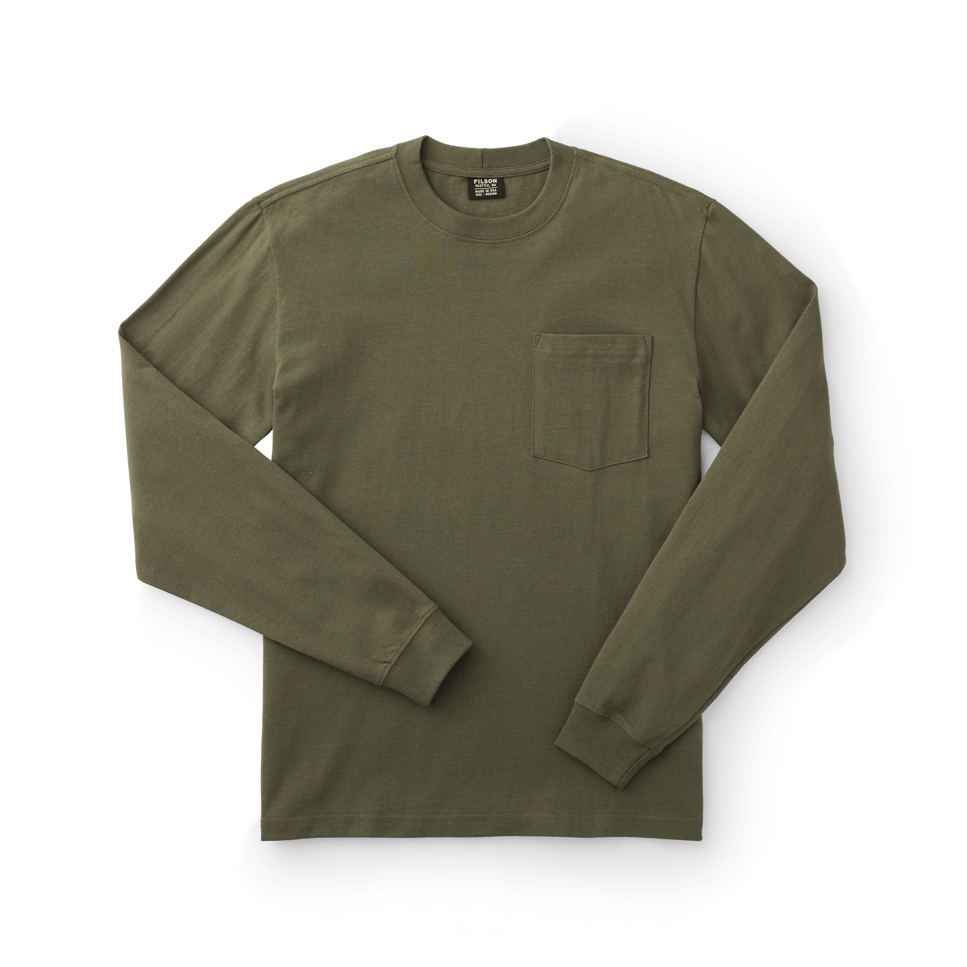 L/S Outfitter Solid One Pocket T-Shirt