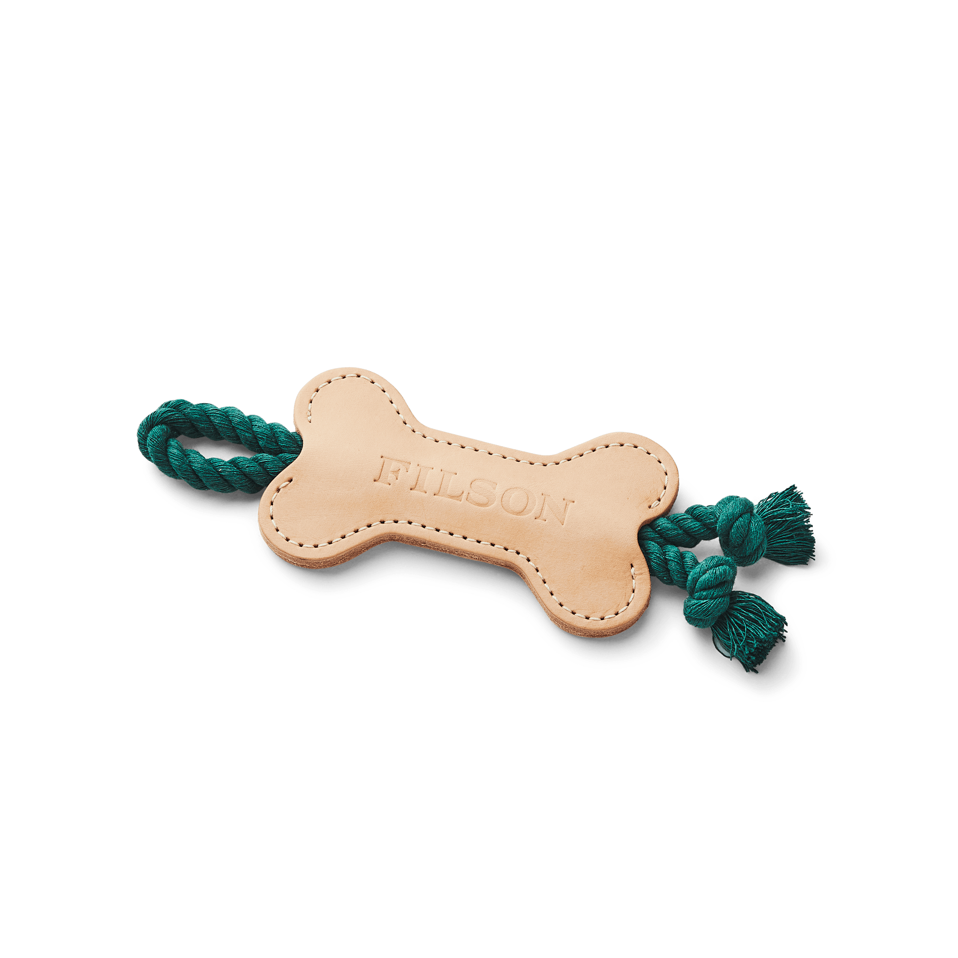 5" Leather & Rope Tug Toy